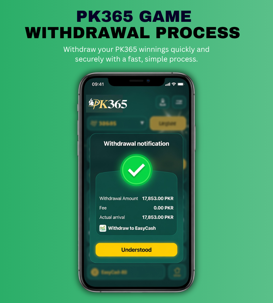 PK365 Withdrawal